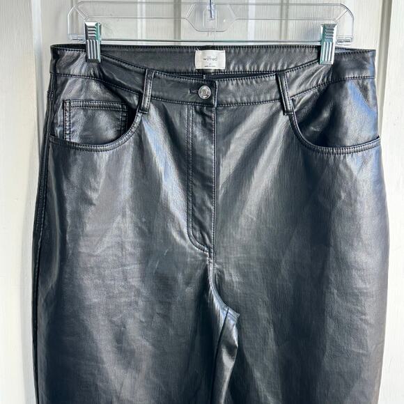 Artizia Wilfred The Melina High Waisted Vegan Leather Pants - Picture 3 of 9